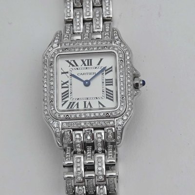 Cartier Panthere WSPN0007 4061 Silver Dial 27