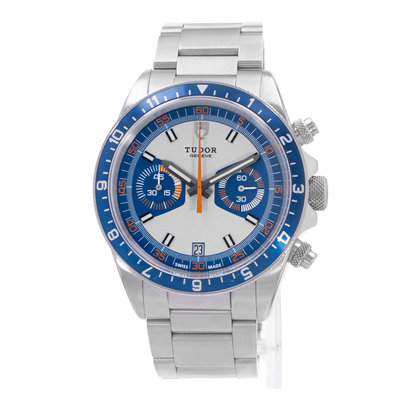 Tudor Heritage Chrono Blue 70330B Blue Dial 42