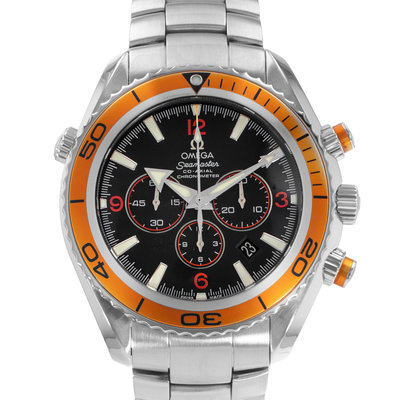 Omega Seamaster Planet Ocean Chronograph 2218.50.00 Black Dial 45