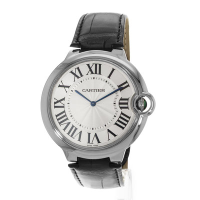 Cartier Ballon Bleu 44mm W6920055 3375 Silver Dial 46