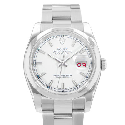 Rolex Datejust 36 116200 White Dial 36
