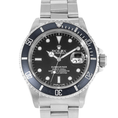 Rolex Submariner Date 16610 Black Dial 40