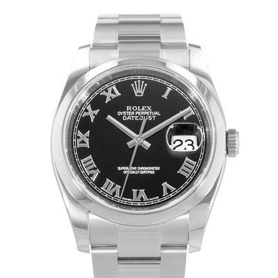 Rolex Datejust 36 116200 Black Dial 36