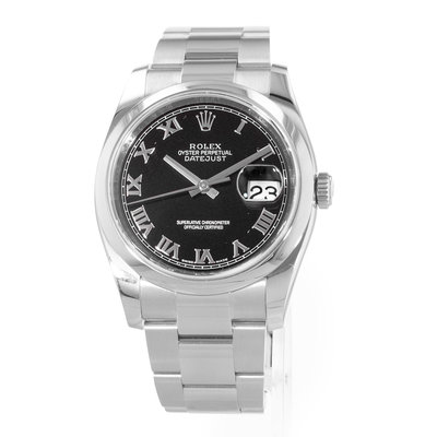 Rolex Datejust 36 116200 Black Dial 36