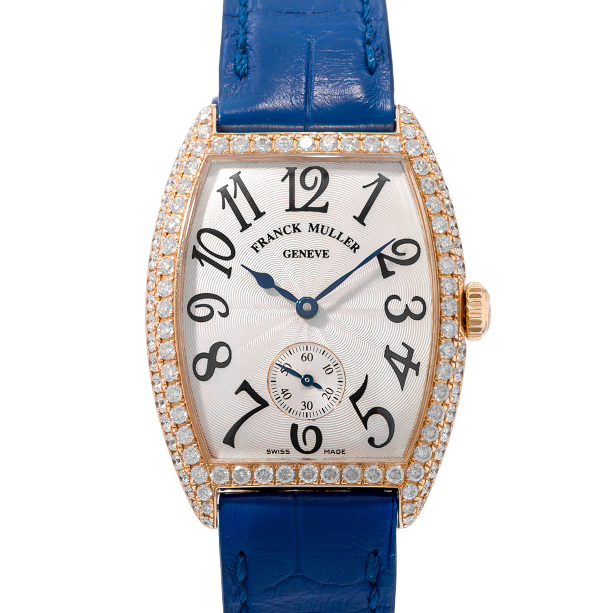 Franck Muller Casablanca Cintree Curvex 7502S6D Silver Dial 29x39
