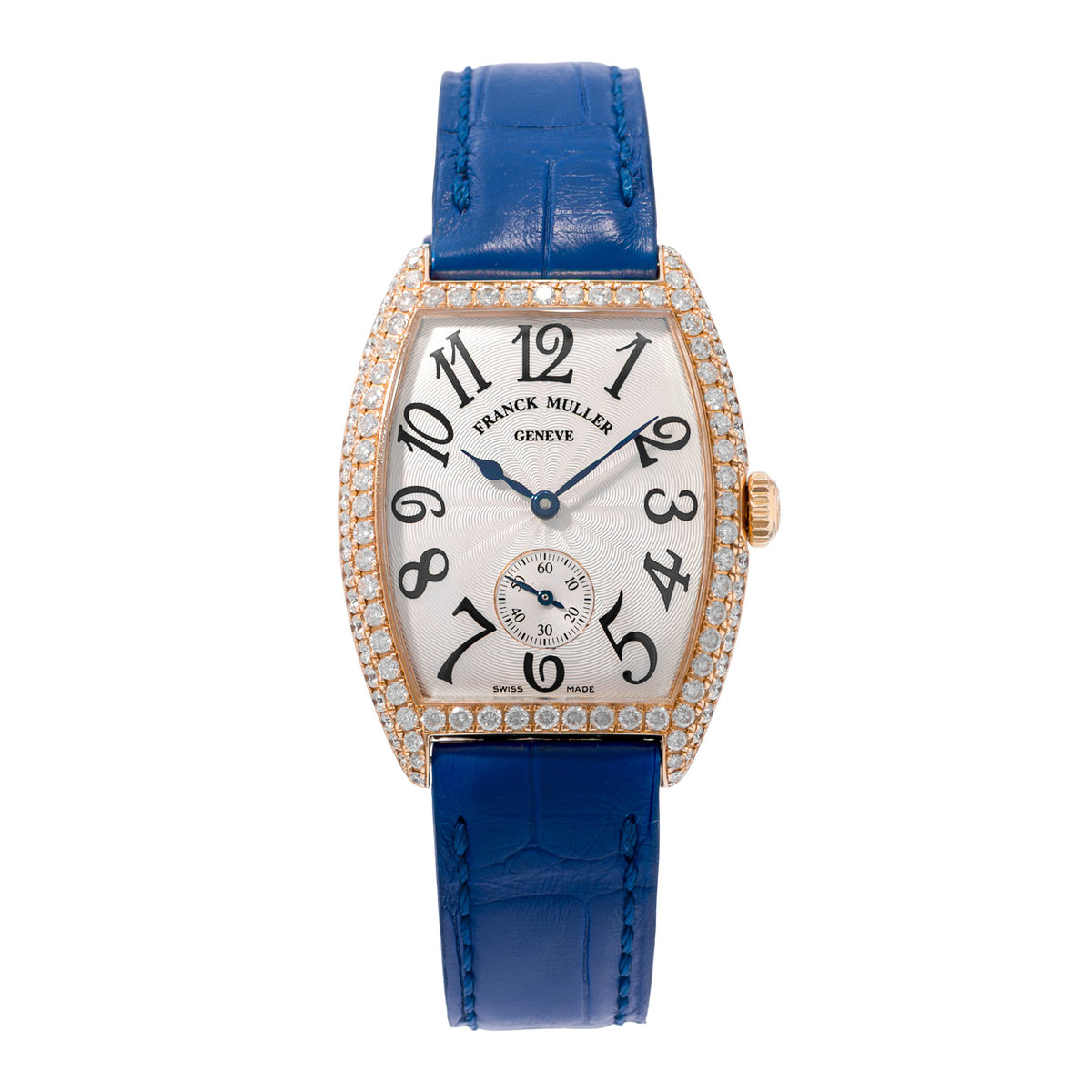 Franck Muller Casablanca Cintree Curvex 7502S6D Silver Dial 29x39