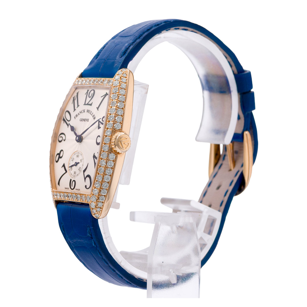 Franck Muller Casablanca Cintree Curvex 7502S6D Silver Dial 29x39