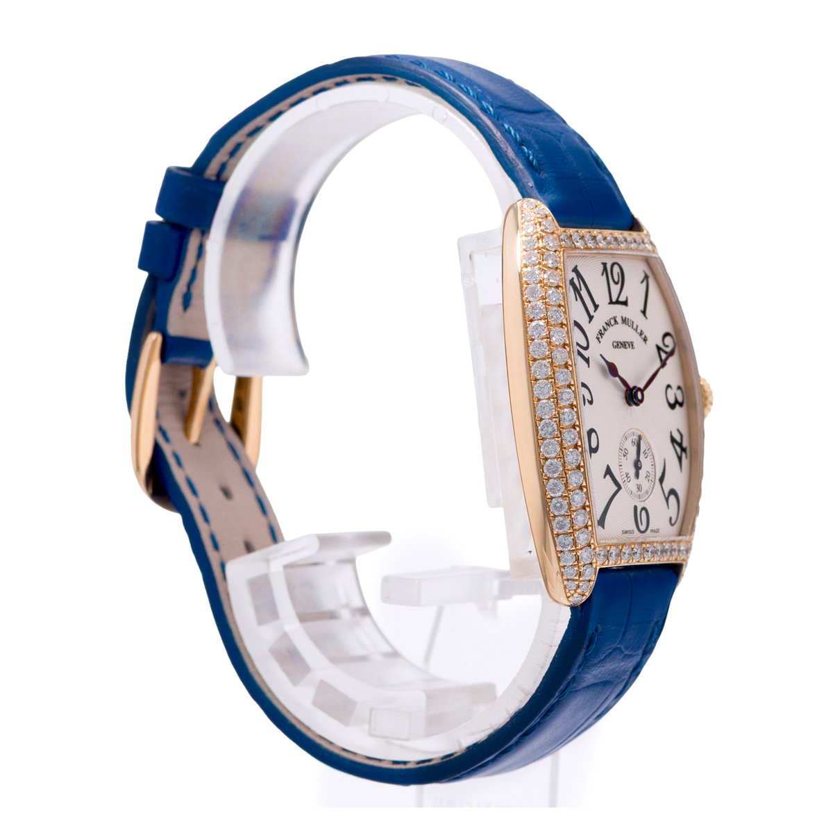 Franck Muller Casablanca Cintree Curvex 7502S6D Silver Dial 29x39