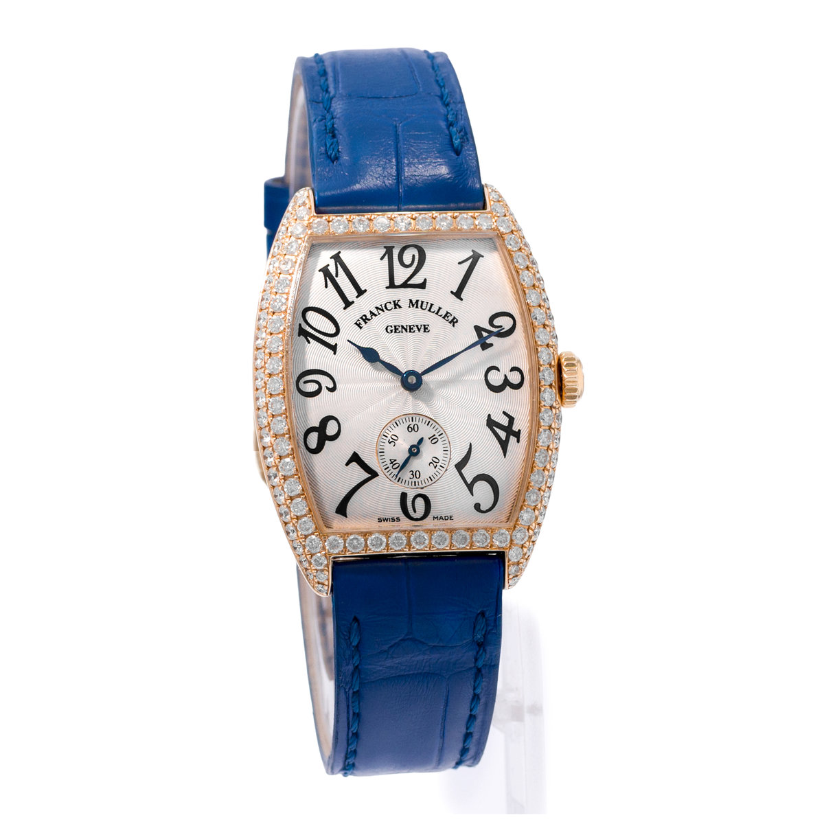 Franck Muller Casablanca Cintree Curvex 7502S6D Silver Dial 29x39