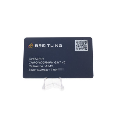 Breitling Avenger A24315 Blue Dial 45