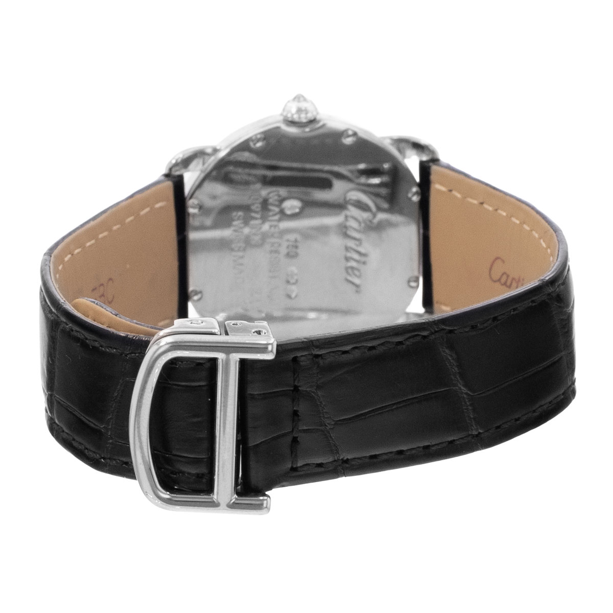 Cartier Ronde Louis 29mm WR000251 2887 Silver Dial 29