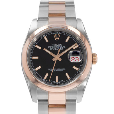 Rolex Datejust 36 116201 Black Dial 36