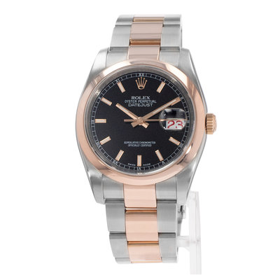 Rolex Datejust 36 116201 Black Dial 36