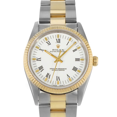 Rolex Oyster Perpetual 34 14233 White Dial 34