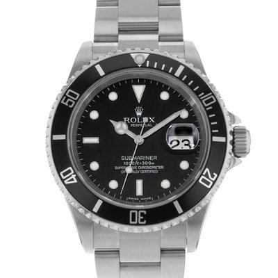 Rolex Submariner Date 16610 Black Dial 40