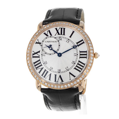 Cartier Ronde Louis WR007001 3268 Silver Dial 42