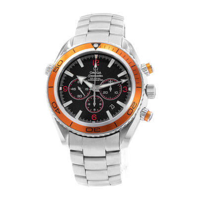 Omega Seamaster Planet Ocean Chronograph 2218.50.00 Black Dial 45