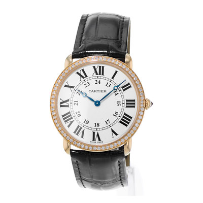 Cartier Ronde Louis 36mm WR000451 2888 Silver Dial 36