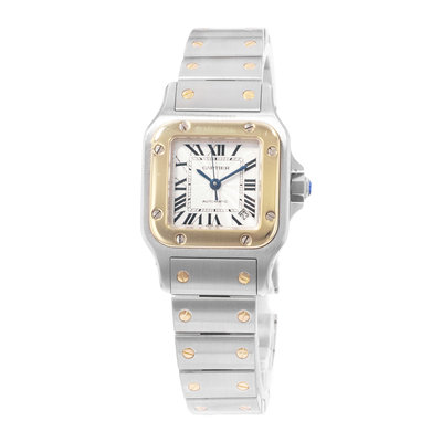 Cartier Santos Galbee W20057C4 2423 Silver Dial 24