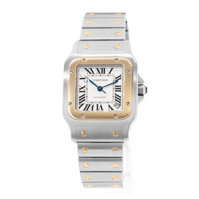 Cartier Santos Galbee W20099C4 2823 Silver Dial 32x45