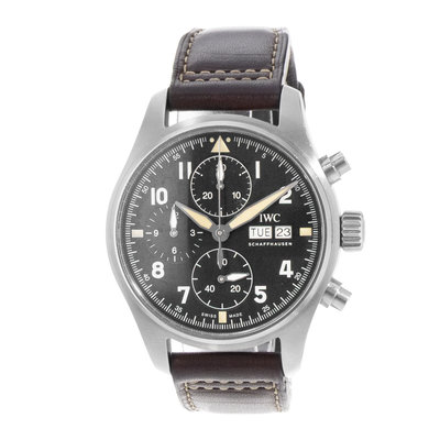 IWC Pilot Spitfire Chronograph IW387903 Black Dial 41