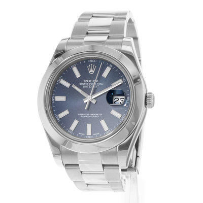 Rolex Datejust II 116300 Blue Dial 41