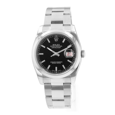 Rolex Datejust 36 116200 Black Dial 36