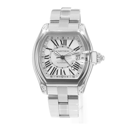 Cartier Roadster W62032X6 2722 Silver Dial 40x48