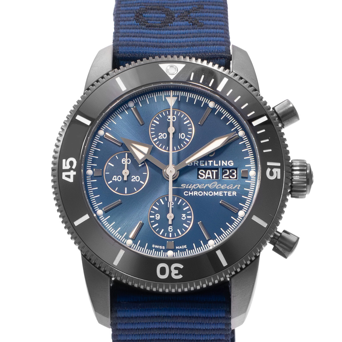 Breitling Superocean Heritage M133132A1C1W1 44mm Blue Steel Mens Watch 2023