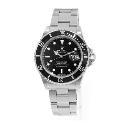 Rolex Submariner Date 168000 Black Dial 40