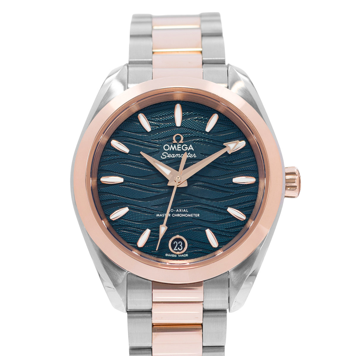 Omega Seamaster Aqua Terra 220.20.34.20.03.001 34mm Blue Steel Ladies Watch 2023