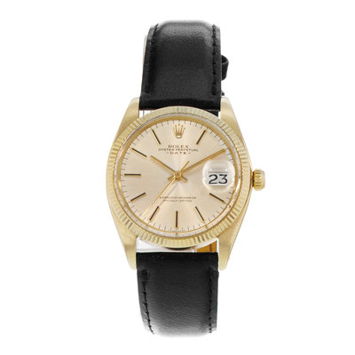 Rolex Oyster Perpetual Date 34 1503 Champagne Dial 34