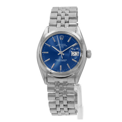 Rolex Oyster Perpetual Date 34 1500 Blue Dial 34