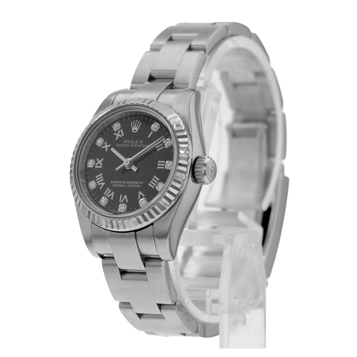 Rolex Oyster Perpetual 26 176234 Black Dial 26