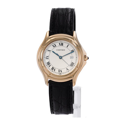 Cartier Cougar W3500453 887920 Silver Dial 33