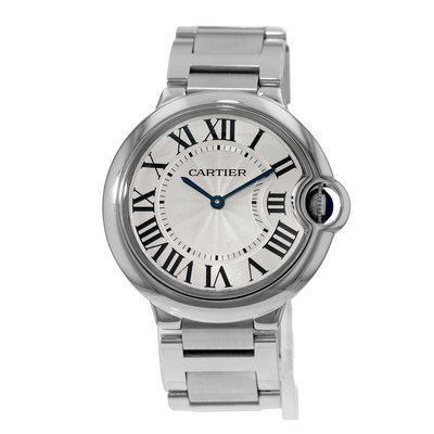 Cartier Ballon Bleu 36mm W69011Z4 3005 Silver Dial 36