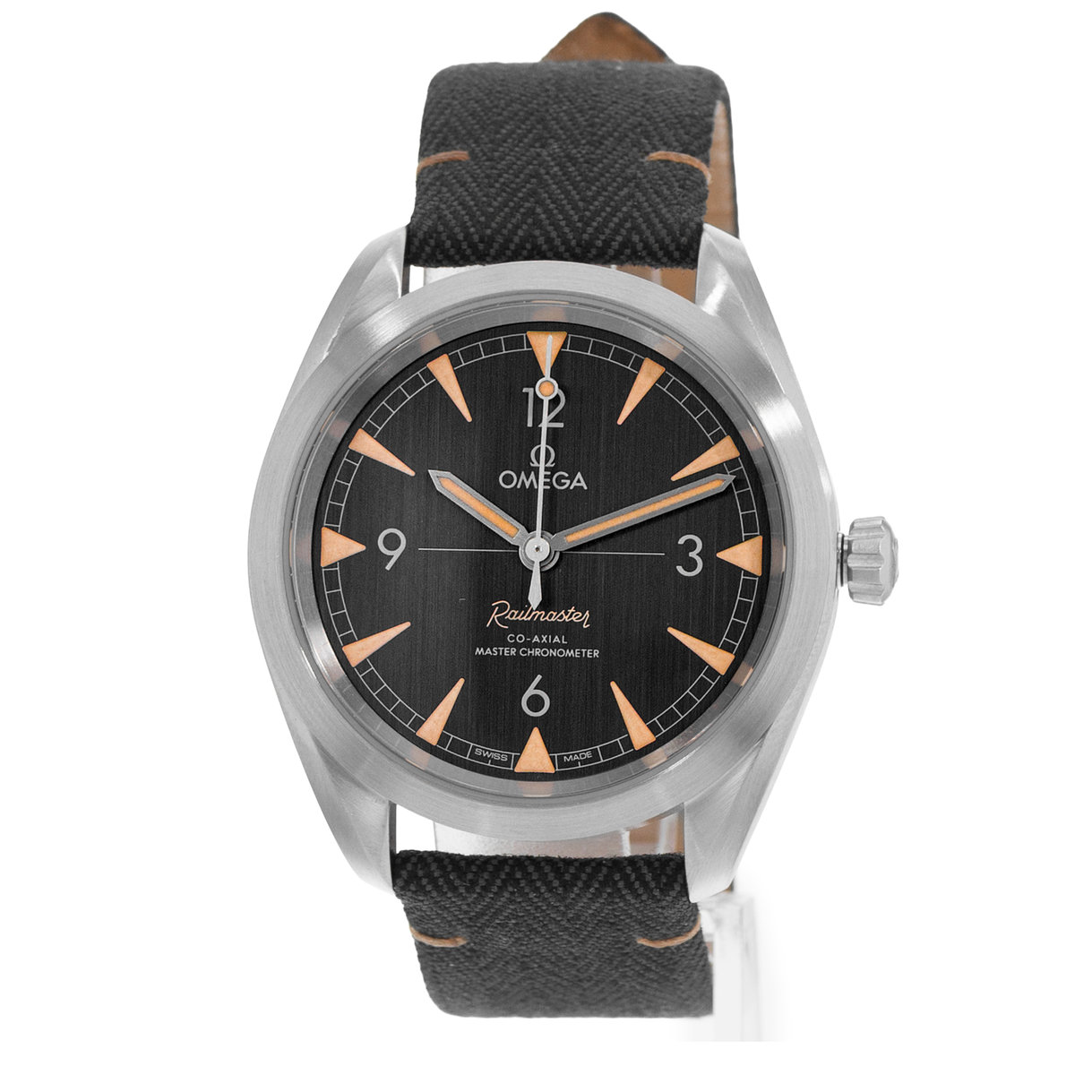 Omega Seamaster Railmaster 220.12.40.20.01.001 40mm Black Automatic Mens Watch