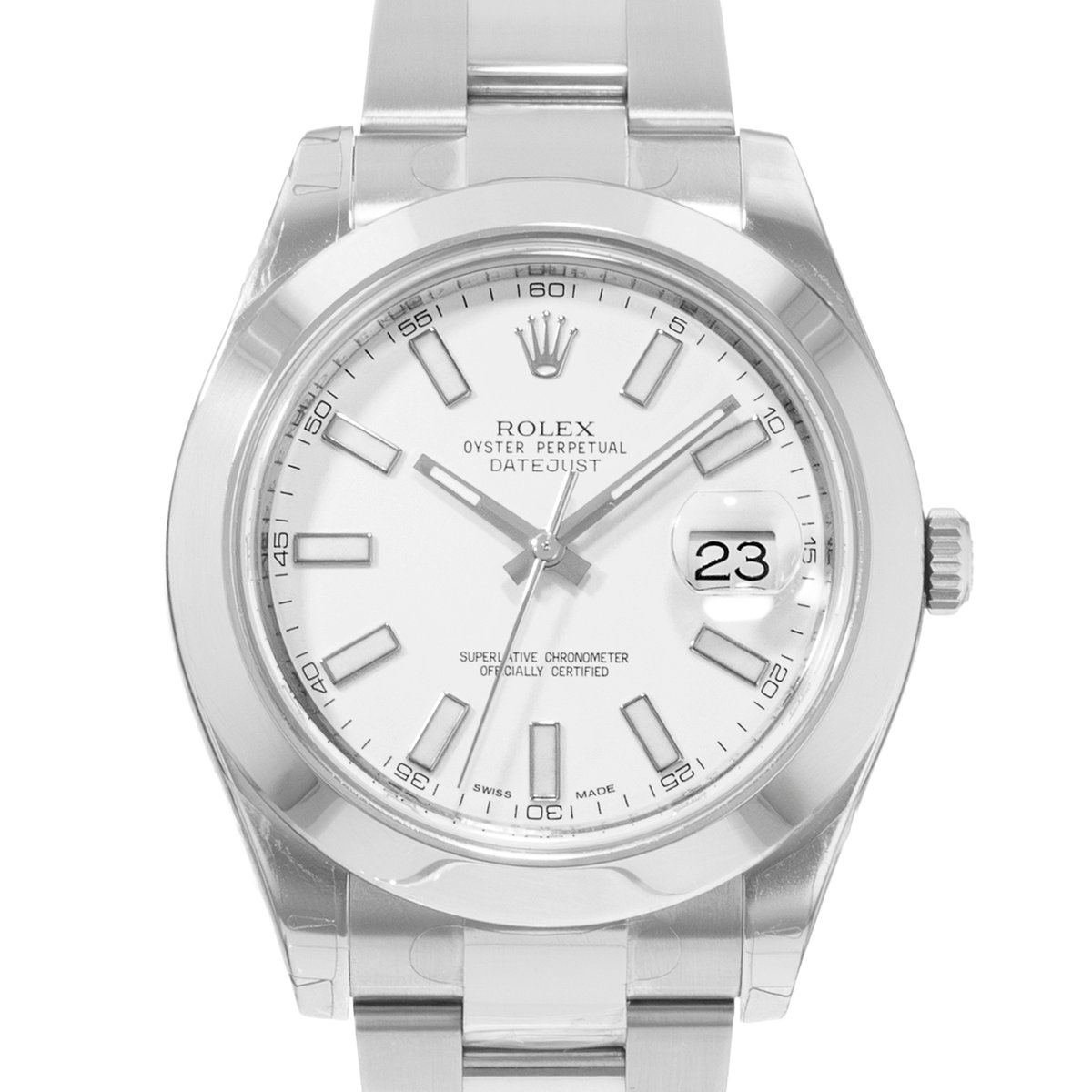Rolex Datejust II 116300 White Dial 41