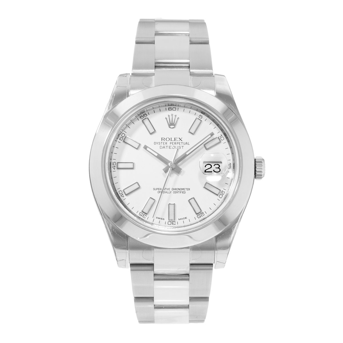 Rolex Datejust II 116300 White Dial 41