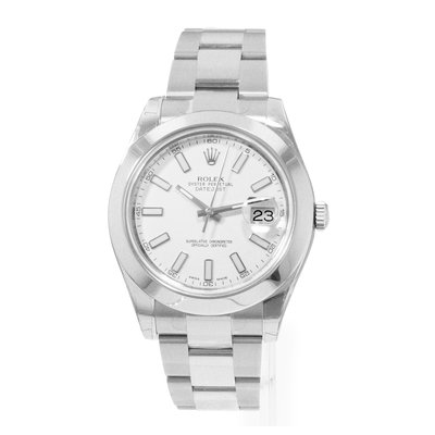 Rolex Datejust II 116300 White Dial 41