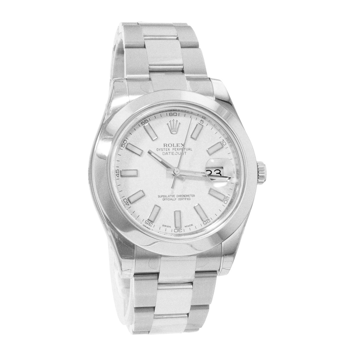 Rolex Datejust II 116300 White Dial 41