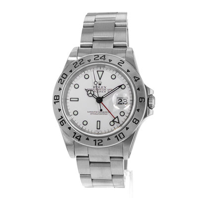 Rolex Explorer II 16570 White Dial 40