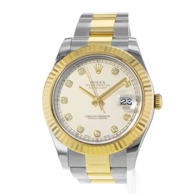 Rolex Datejust II 116333 White Dial 41