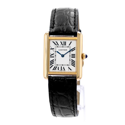 Cartier Tank Solo W1018755 2743 Silver Dial 24x31