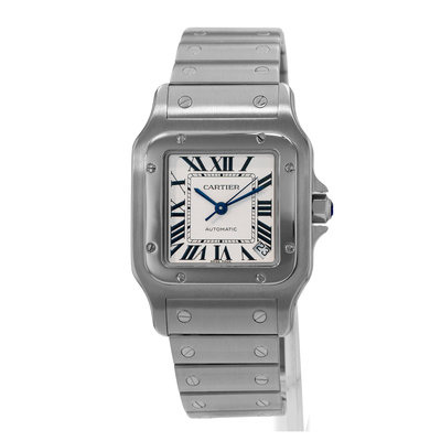 Cartier Santos Galbee W20098D6 2823 Silver Dial 32x45