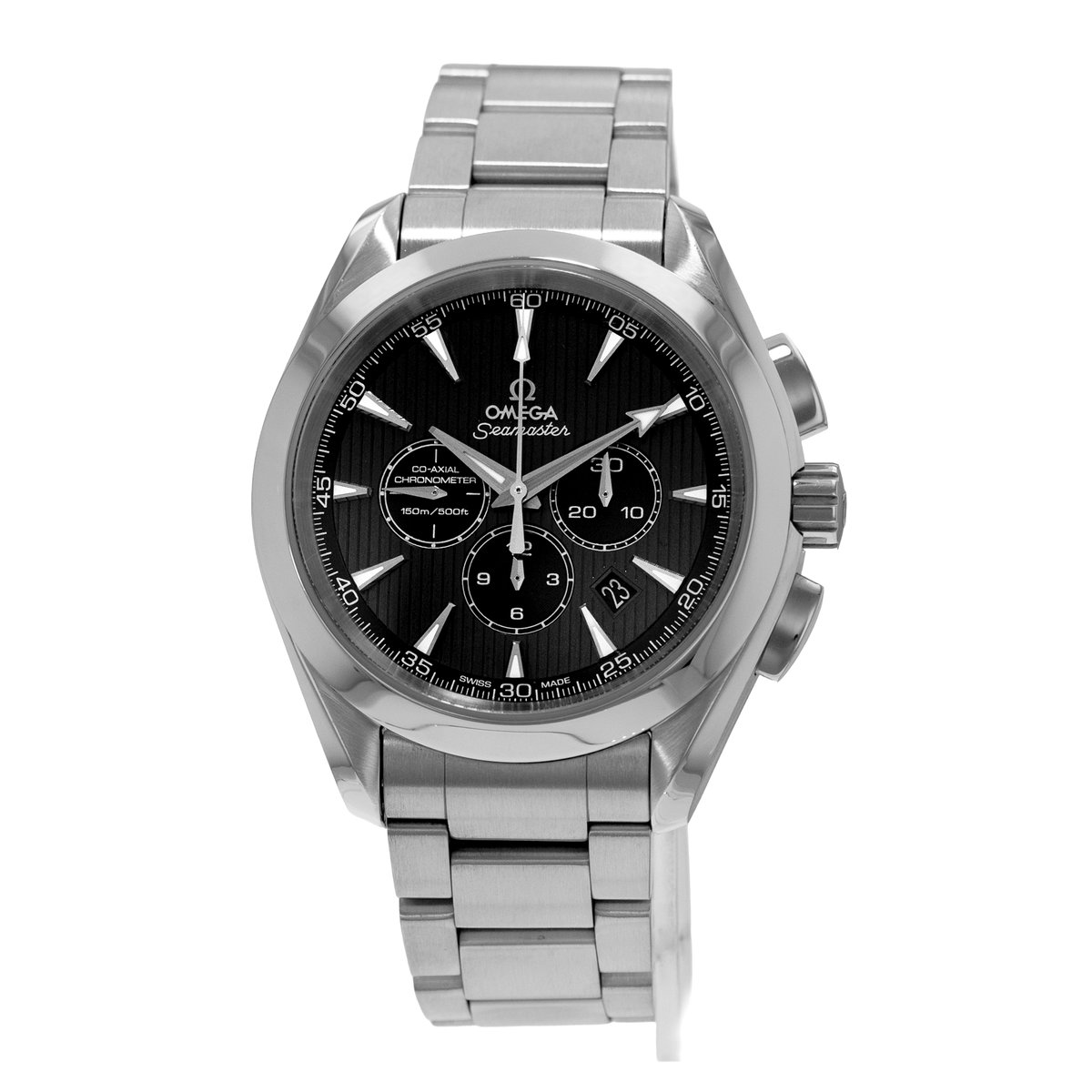 Omega Seamaster Aqua Terra 231.10.44.50.01.001 44mm Black Steel Mens Watch