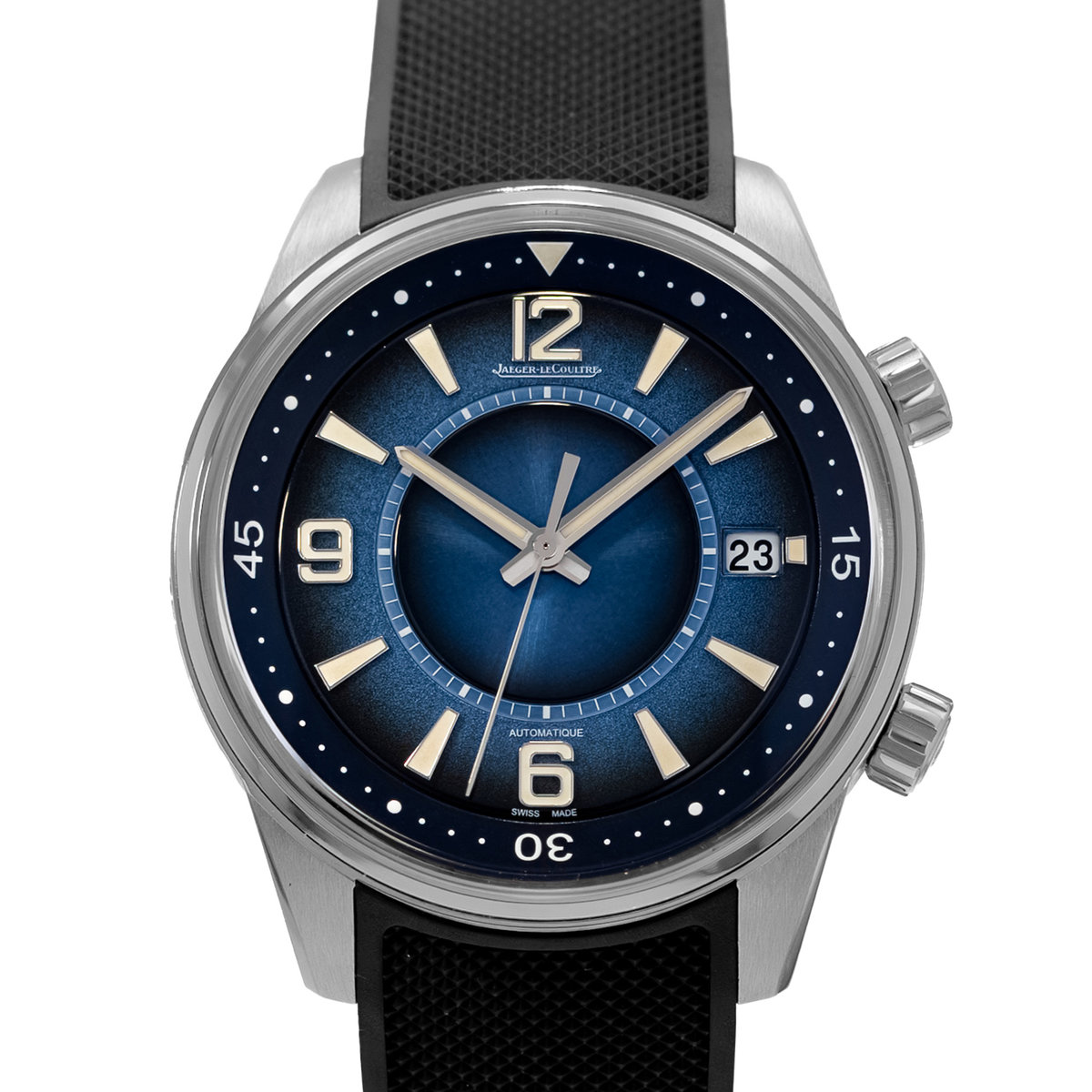 Jaeger-LeCoultre Polaris Q9068681 42mm Blue Arabic Steel Rubber Mens Watch 2019