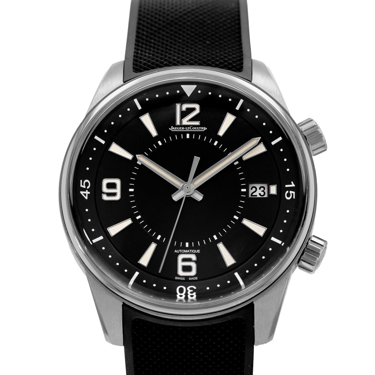 Jaeger-LeCoultre Polaris Q9068671 42mm Black Diver Steel Rubber Mens Watch 2020