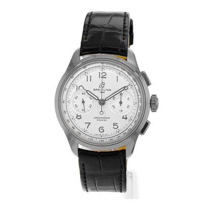 Breitling Premier B09 AB0930371G1P1 Silver Dial 40