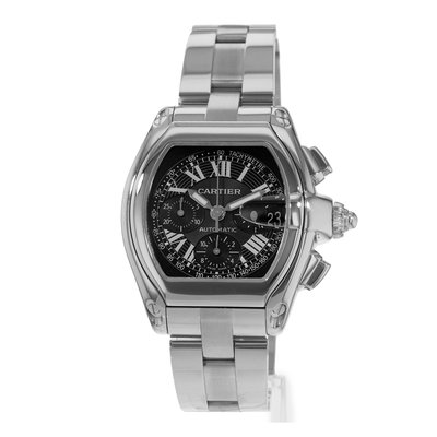 Cartier Roadster W62007X6 2618 Black Dial 43x47